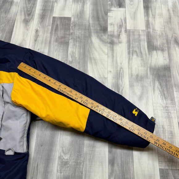 ✅Mens XLT 46/48 Vintage Starter 3-in-1 Winter Jacket Feather/Down Insulated Navy - Picture 9 of 14